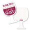 Big Dot of Happiness But First, Wine - Shaped Thank You Cards - Wine Tasting Party Thank You Note Cards with Envelopes - Set of 12